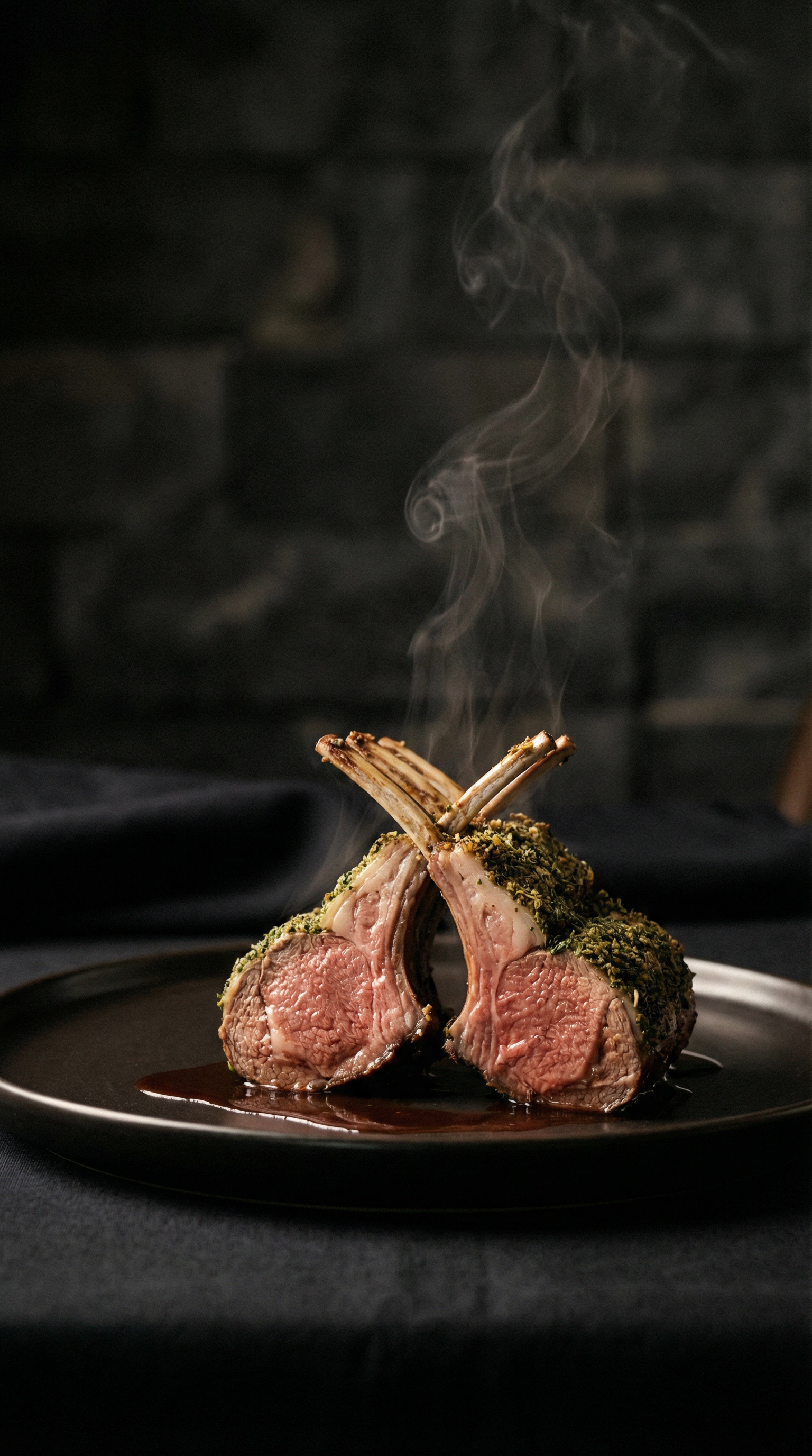 Rack of lamb herb crust